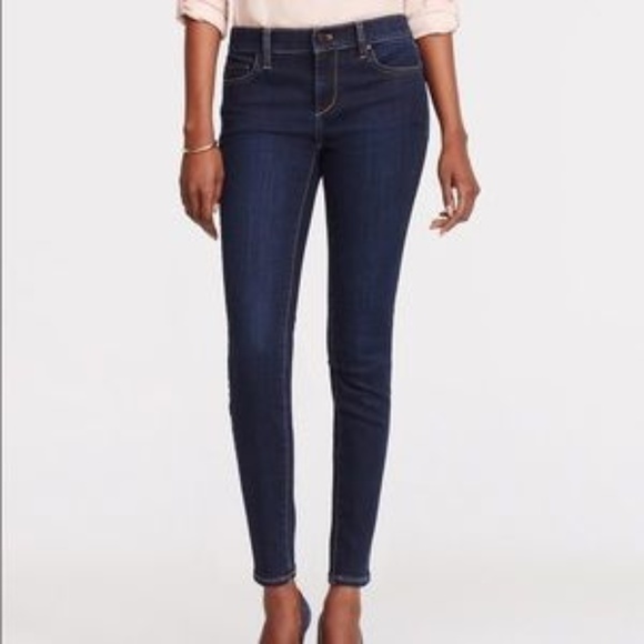 Ann Taylor Denim - ANN TAYLOR Modern Fit Skinny Jeans Dark Wash 2 EUC